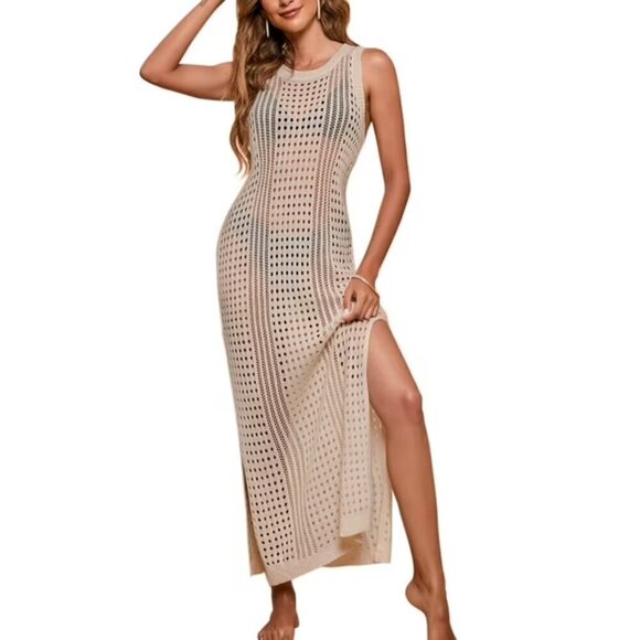Dresses & Skirts - Crochet Knit Maxi Dress